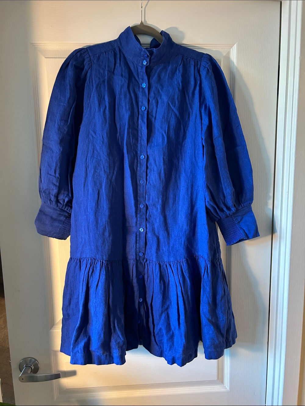 Lilly Pulitzer Women’s Button-Front Dress Top in Royal Blue